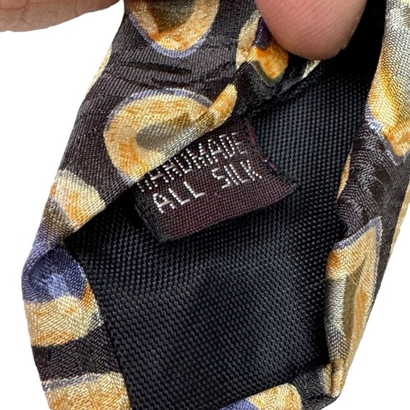 Sabatini All Silk Handmade tie men’s necktie multicolor - Picture 5 of 5